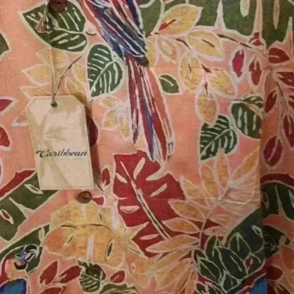 Caribbean short sleeve button down shirt - Picture 3 of 3